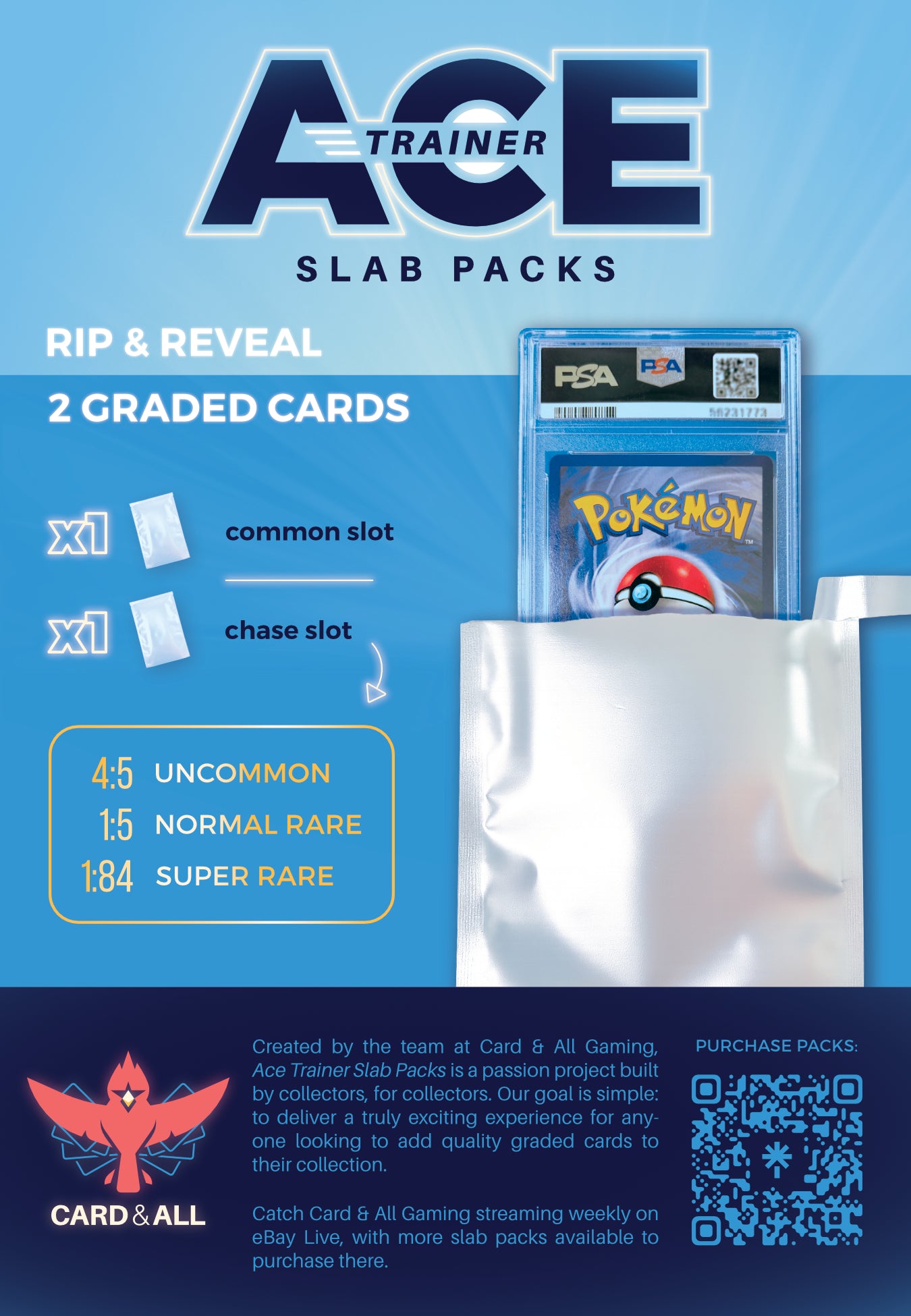 Ace Trainer Slab Pack - STANDARD (Partial Case - 14 boxes)